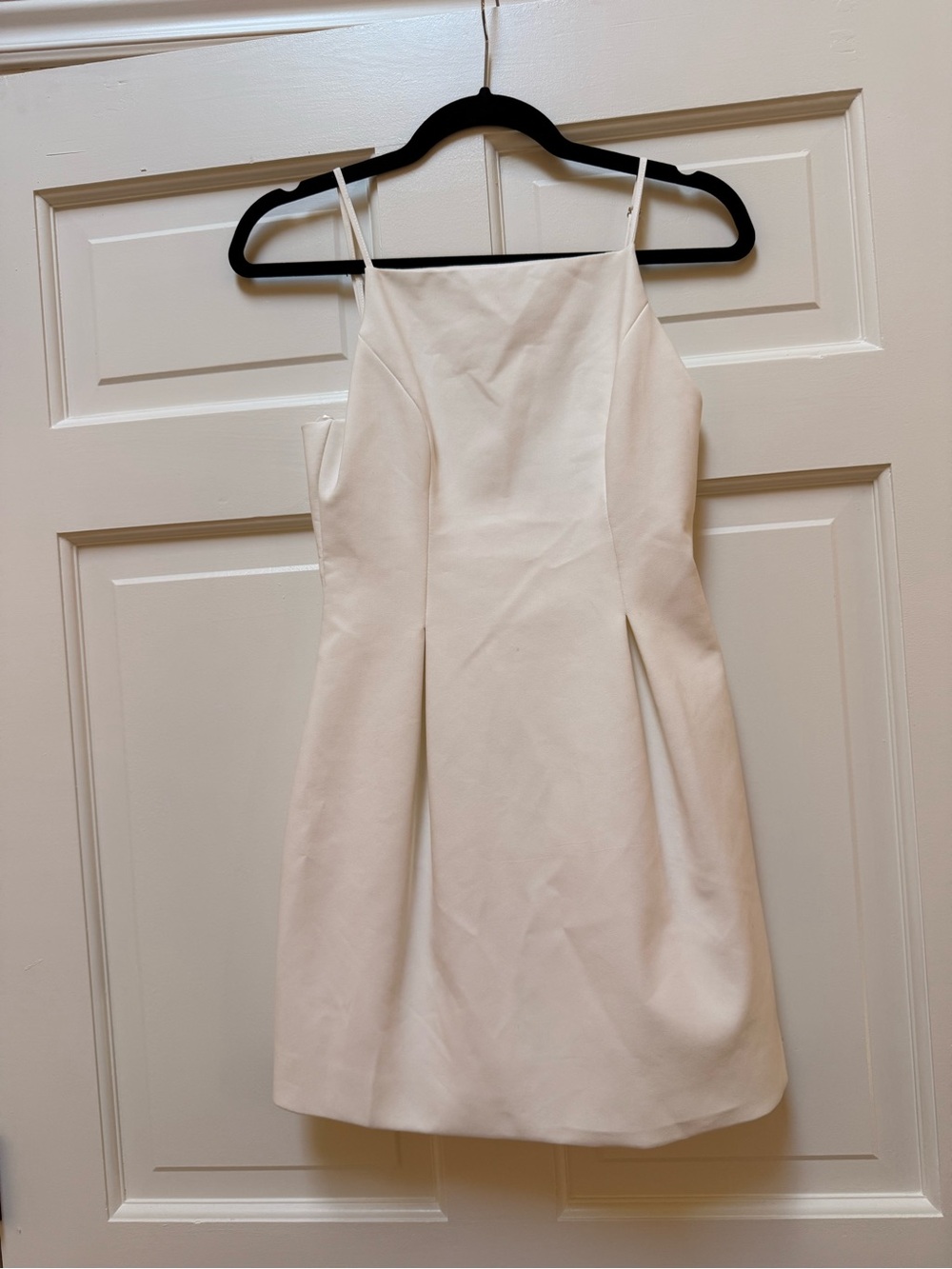 High Neck White Zara Dress